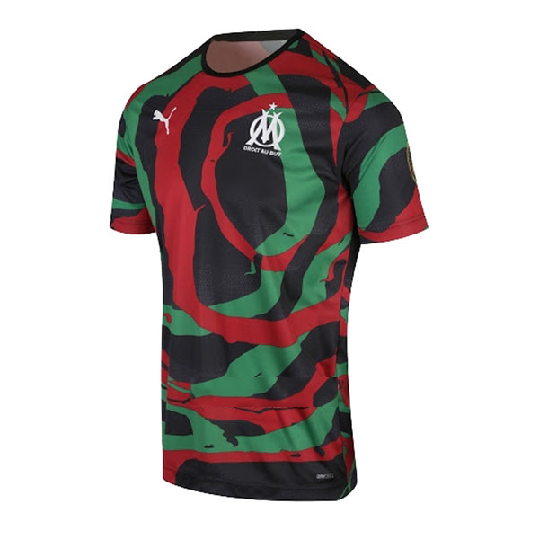 Tailandia Camiseta Marsella OM Africa 2021/22 Negro Verde Rojo